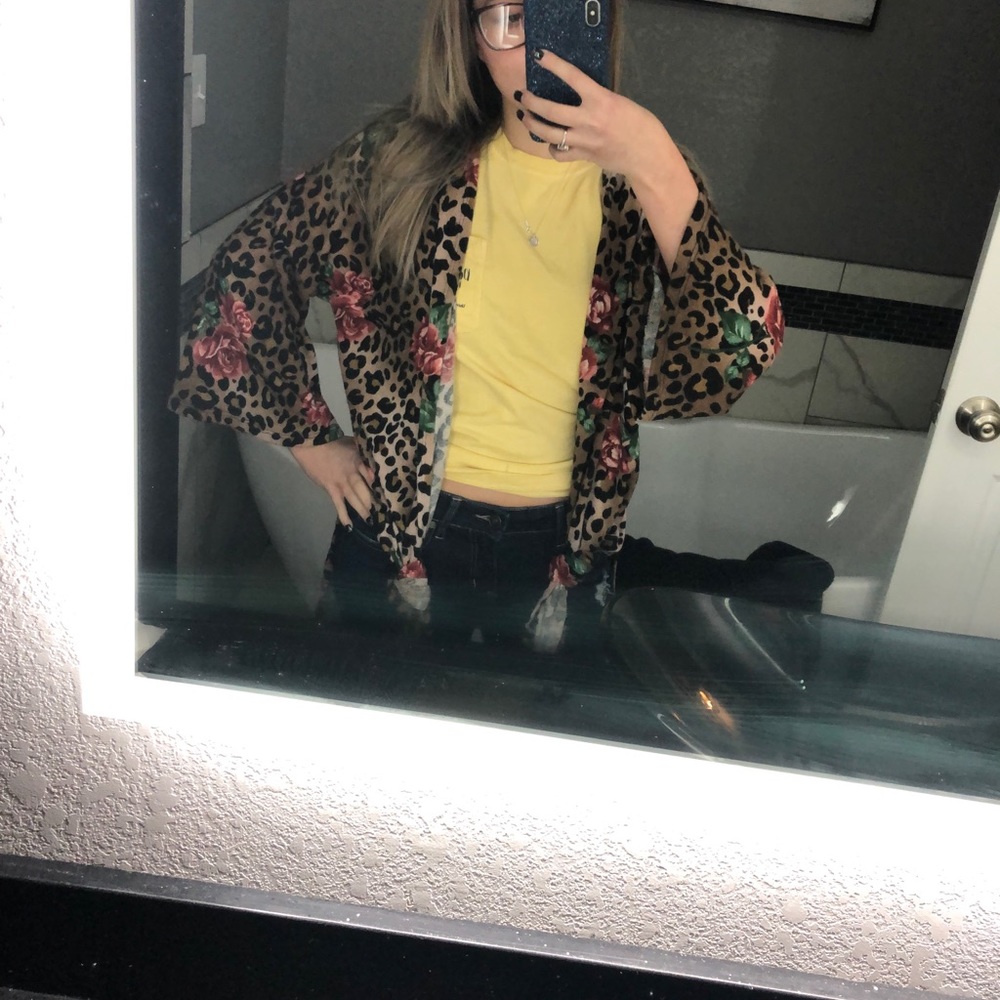 Leopard cardigan